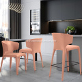 Customizable genuine leather dining chairs